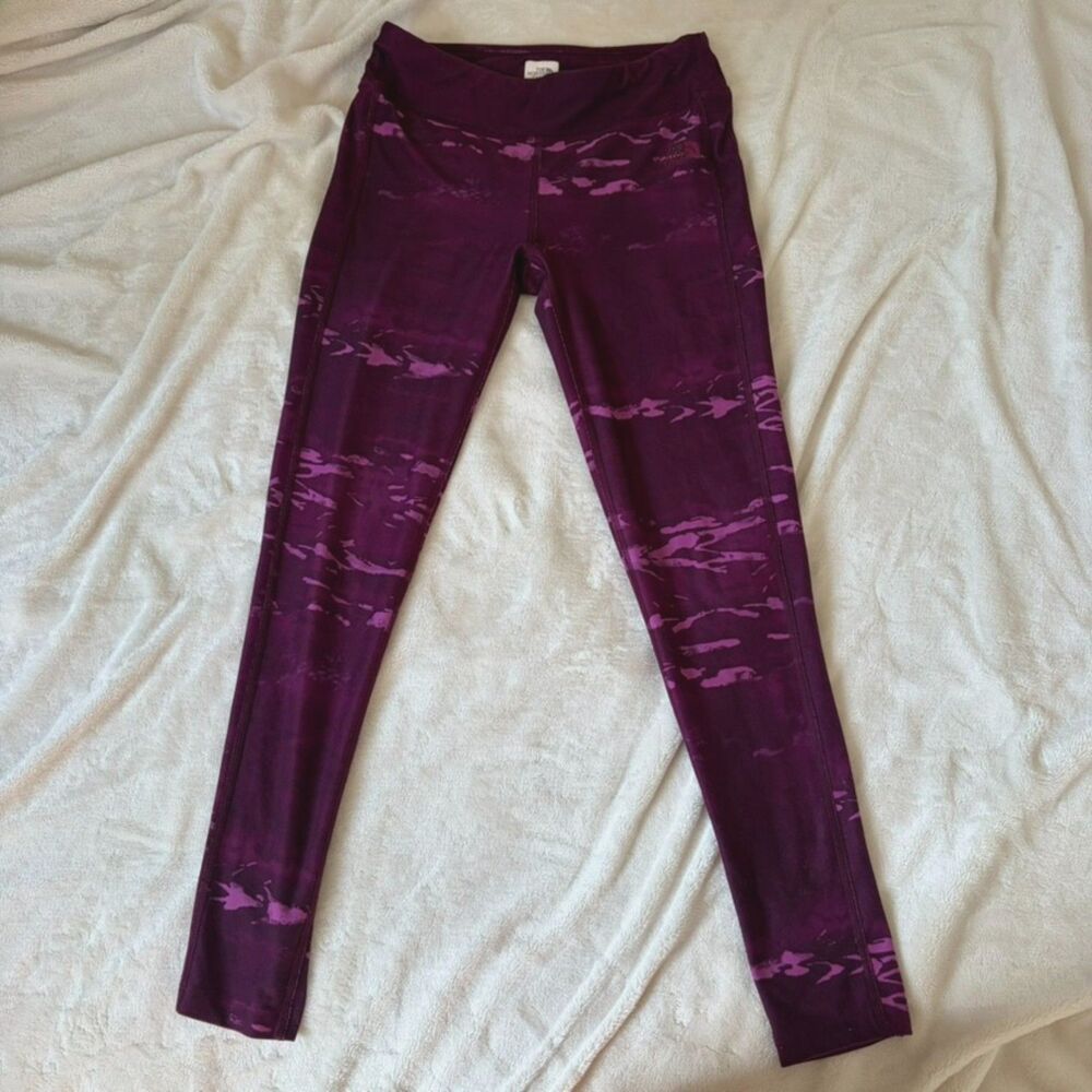 Nike Dri-Fit Leggings Size Small Purple Camo Print